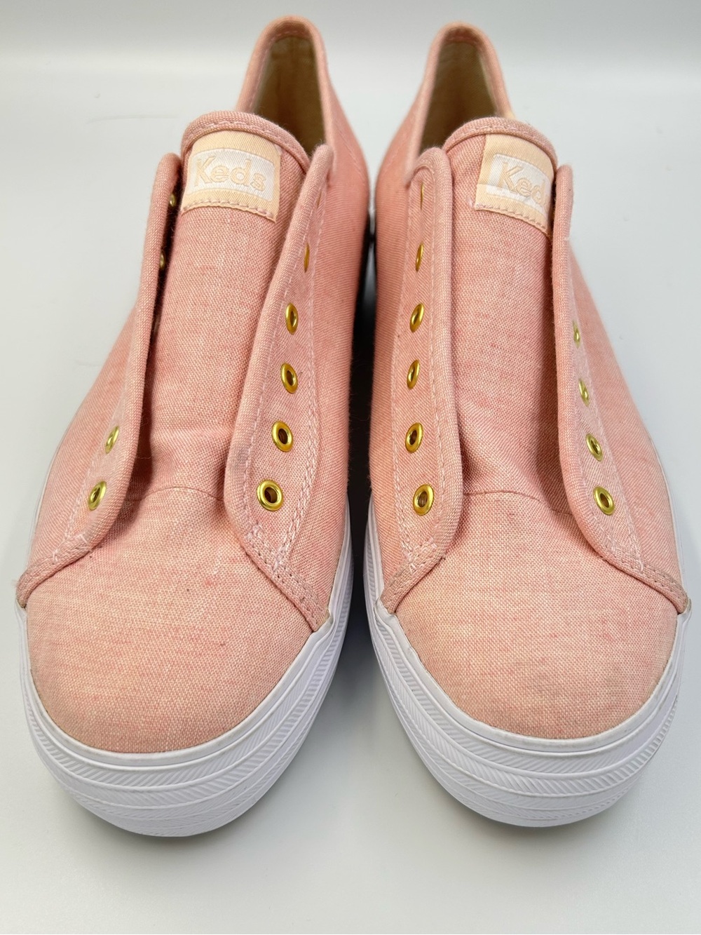 Keds Pink Melange Champion Lace-Up Sneaker Size 8.5 (No Laces)